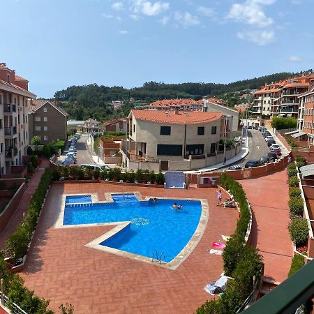 Apartamento Con Vistas Al Mar, Piscina Y Parking Sanxenxo Exterior foto