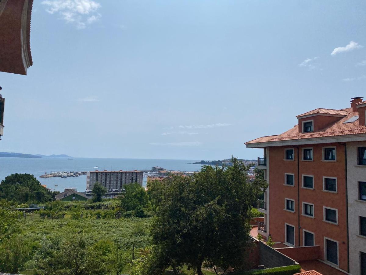 Apartamento Con Vistas Al Mar, Piscina Y Parking Sanxenxo Exterior foto